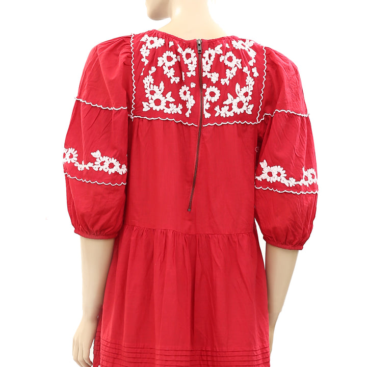 The Great Heirloom Red Midi Dress