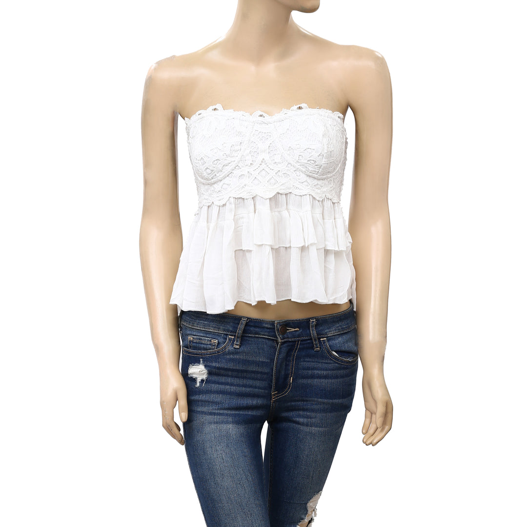 Intimately Free People Adella Corset Cami Tube Blouse Top