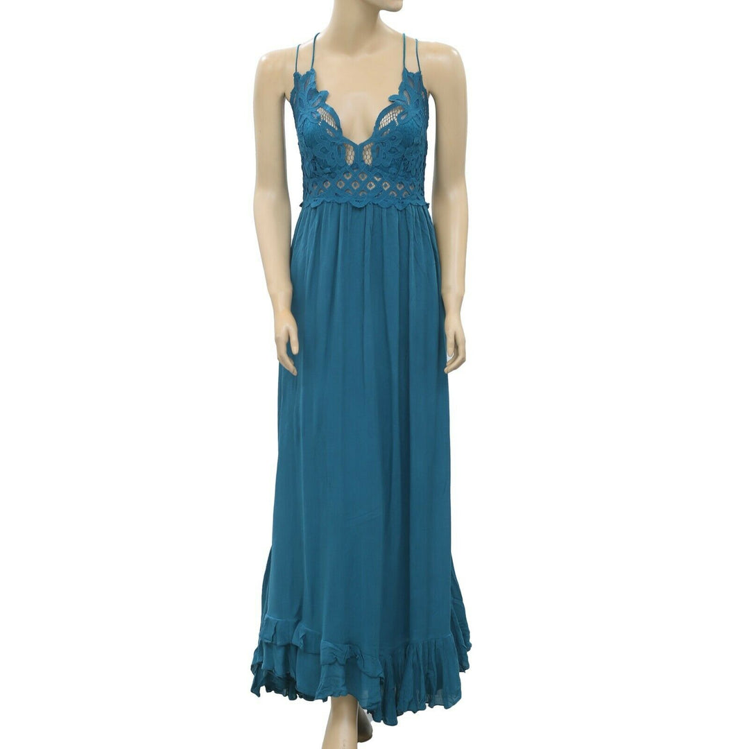 Free People Fp One "Adella" Maxi Dress White Chocolate Couture Free People Fp One "Adella" Maxi Dress White Chocolate Couture