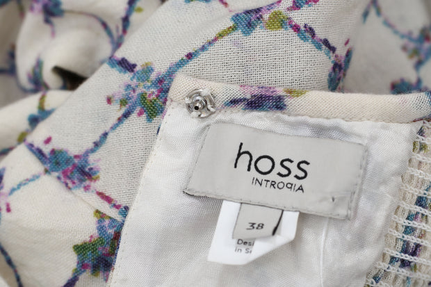 Hoss Intropia Anthropologie Floral Print Mini Dress