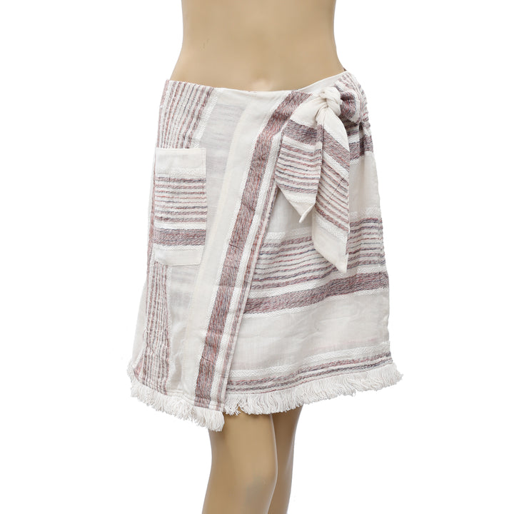 Holding Horses Anthropologie Avery Wrap Mini Skirt