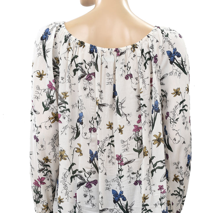 Kimchi Blue Urban Outfitters Floral Printed Blouse Top