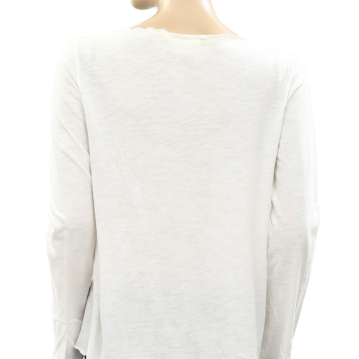 Odd Molly Anthropologie Floral Embroidered Blouse Top