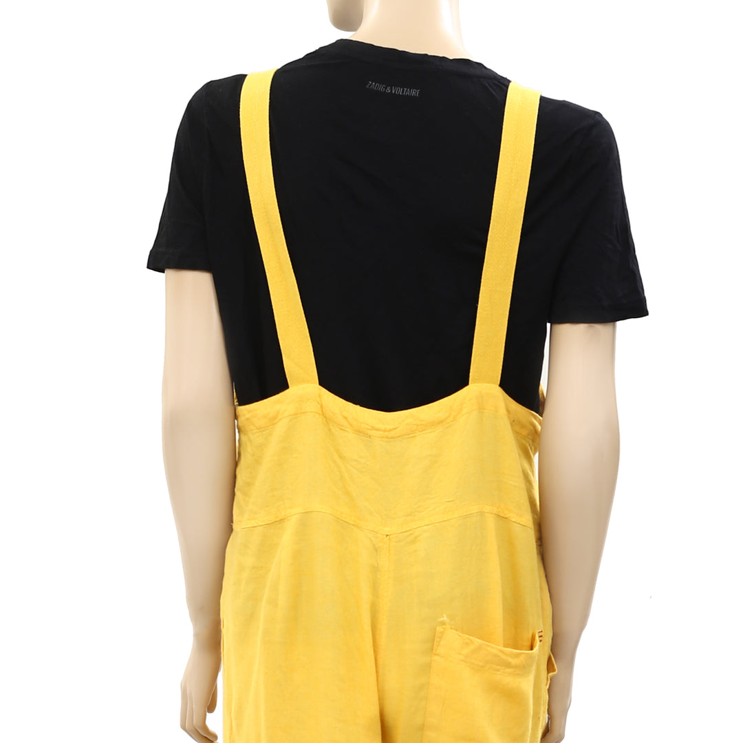 BDG Urban Outfitter Tilly Linen Utility Overall Jumpsuit
