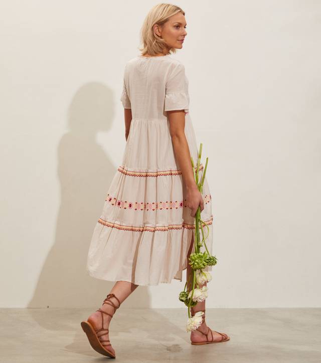 Odd Molly Anthropologie Signe Long Midi Dress