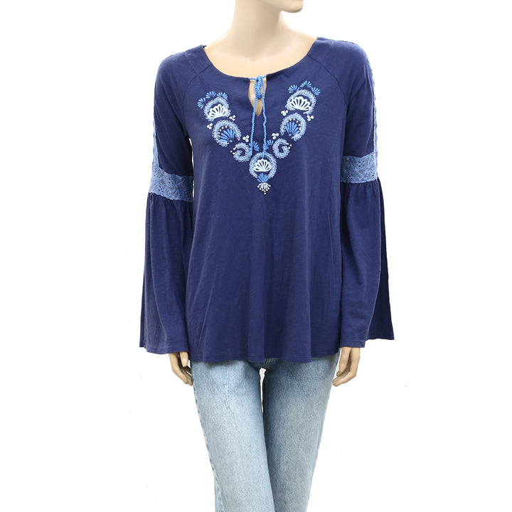 Lilly Pulitzer Resort Embroidered Lace Tunic Top