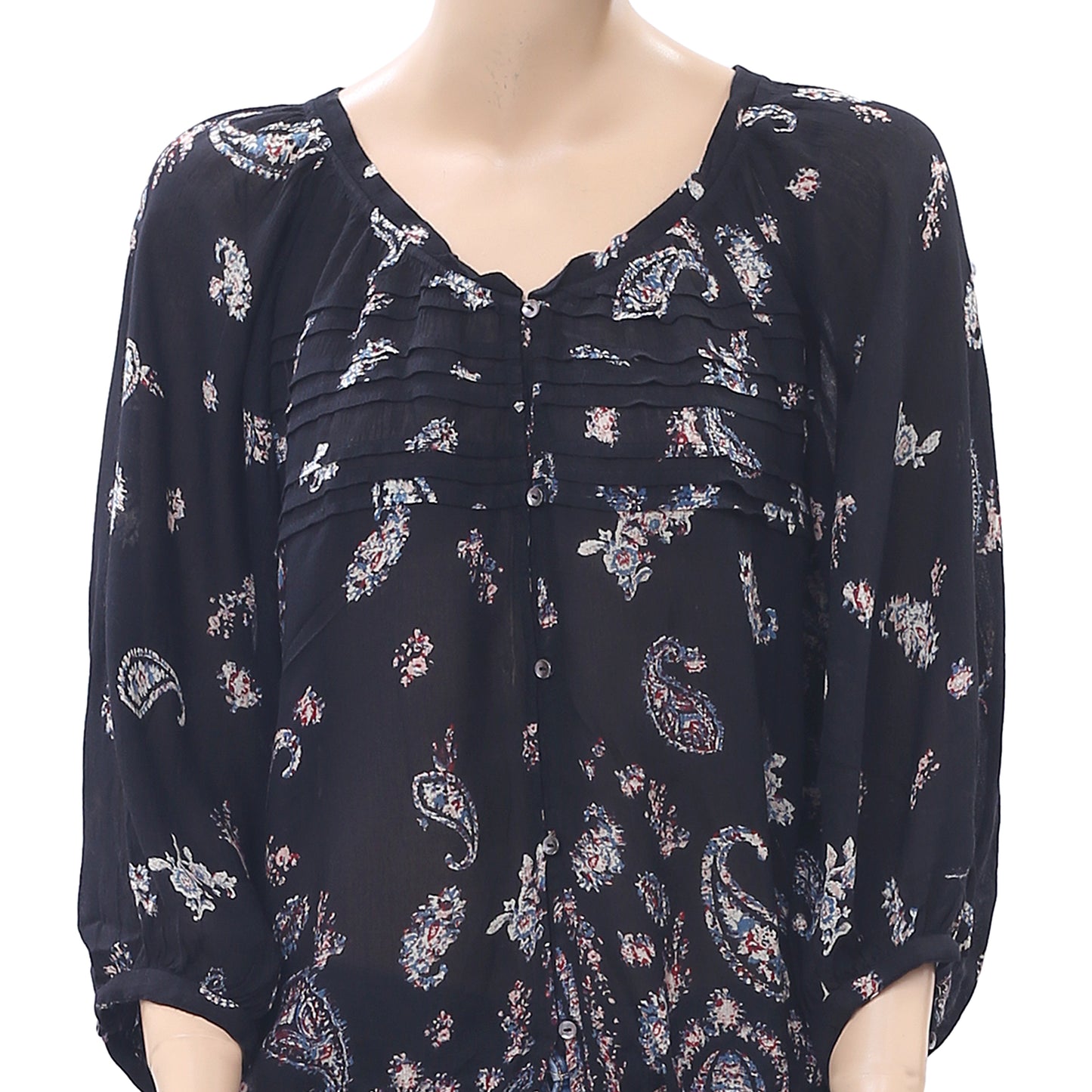 Ecote Urban Outfitters Paisley Printed Blouse Top