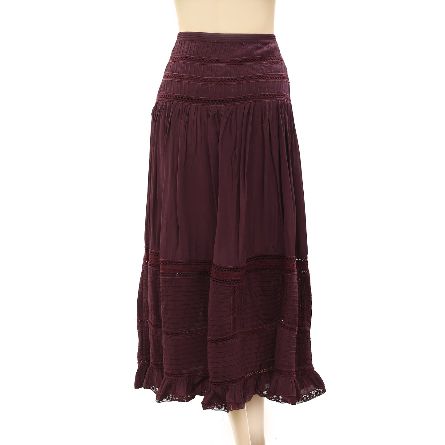 Sea New york Women's Purple Poppy Midi Skirt