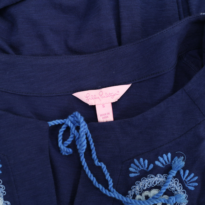 Lilly Pulitzer Resort Embroidered Lace Tunic Top