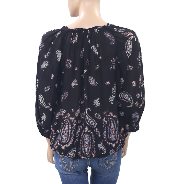 Ecote Urban Outfitters Paisley Printed Blouse Top