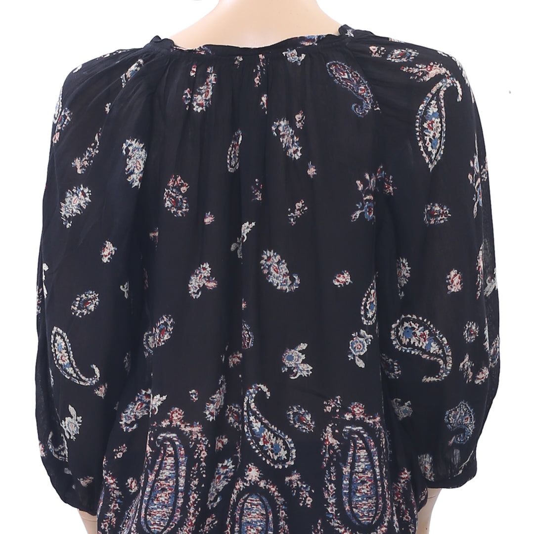 Ecote Urban Outfitters Paisley Printed Blouse Top