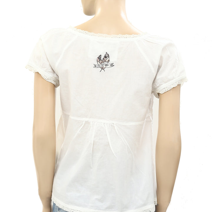 Odd Molly Anthropologie No limit Blouse Top