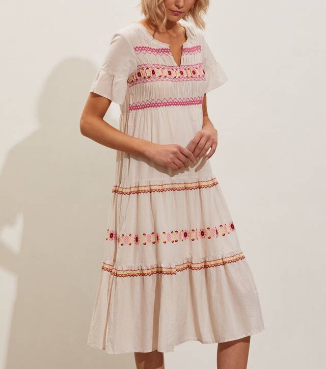 Odd Molly Anthropologie Signe Long Midi Dress