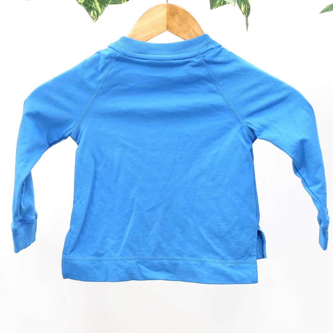 Lilly Pulitzer 女孩 Luxletic 迷你沙滩精梳运动衫 XS 2-3 岁