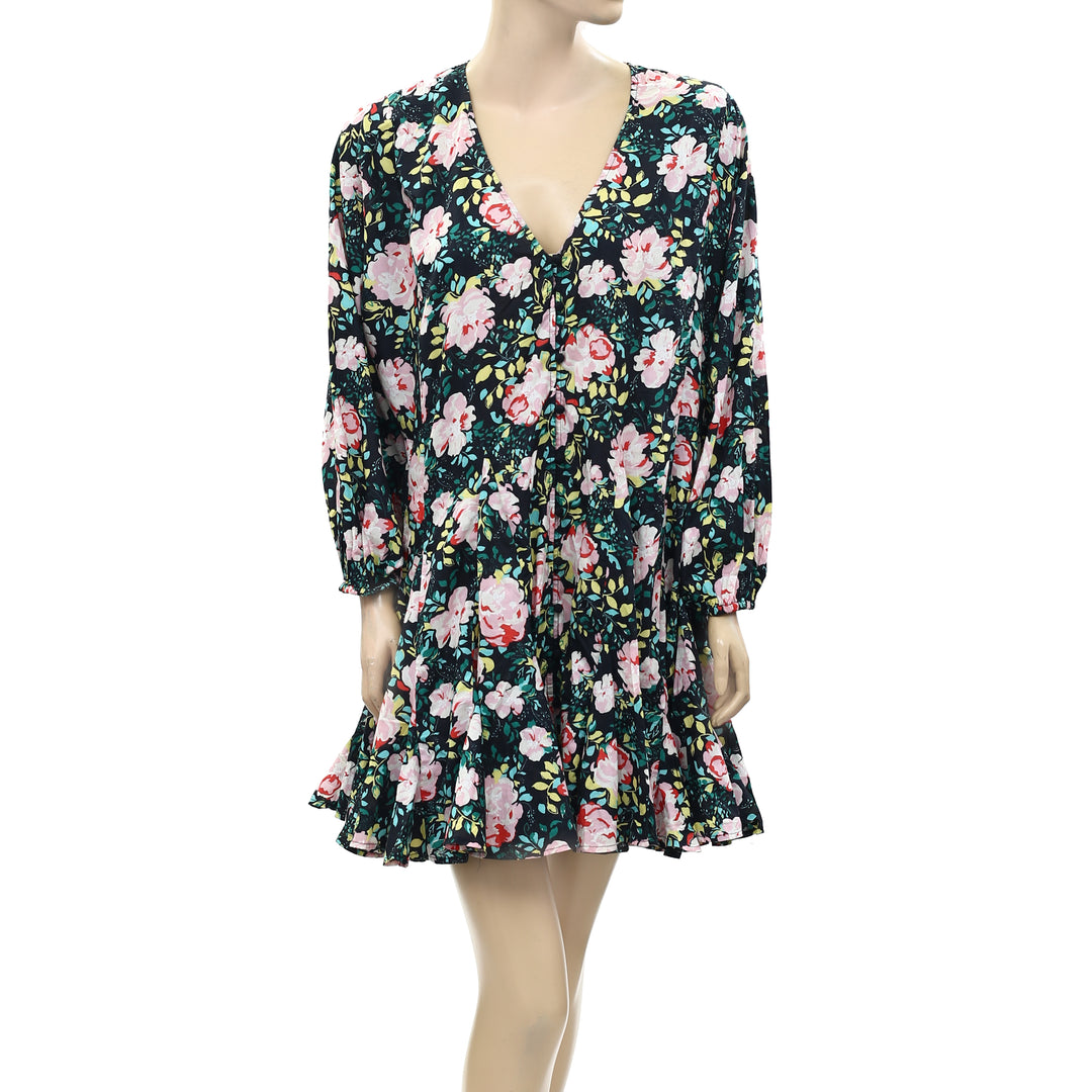 Zara floral print wrap dress fashion