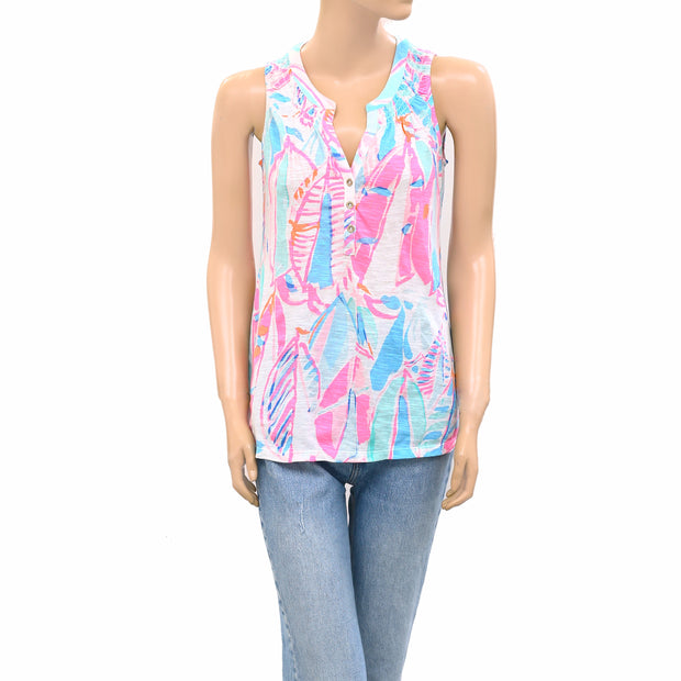 Lilly Pulitzer Essie Printed Tank Tunic Top