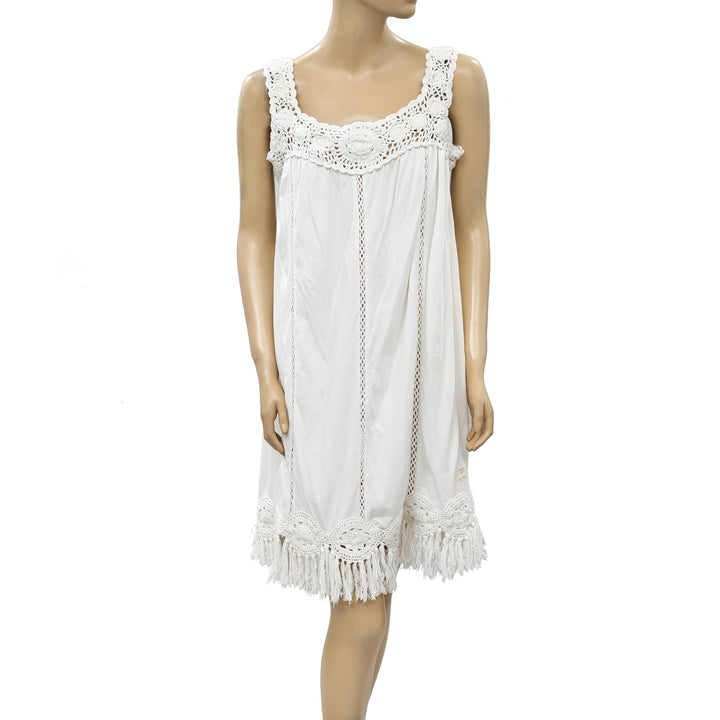 Odd Molly Anthropologie Crochet Mini Dress XL 4