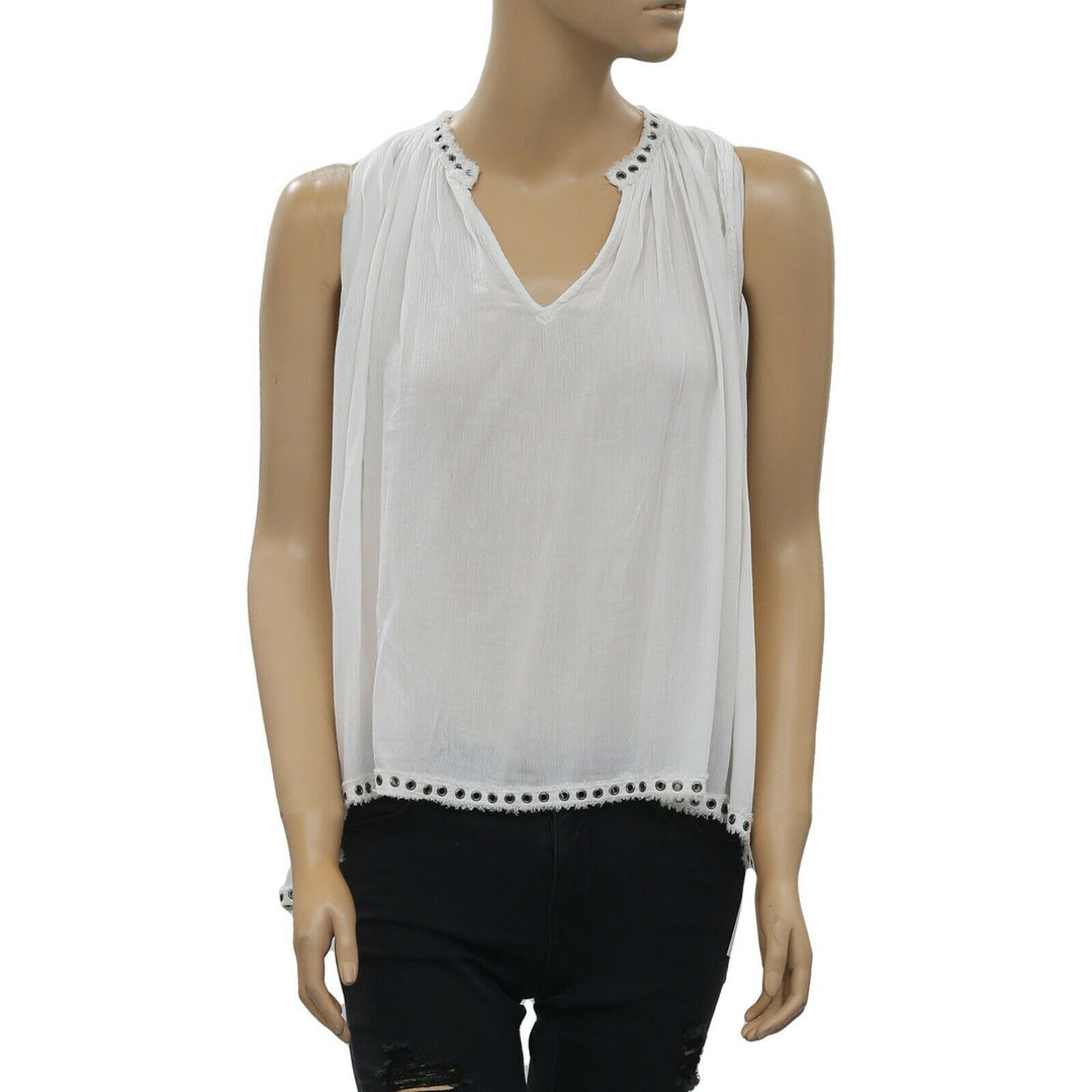 Denim & Supply Ralph Lauren Studded Blouse Top