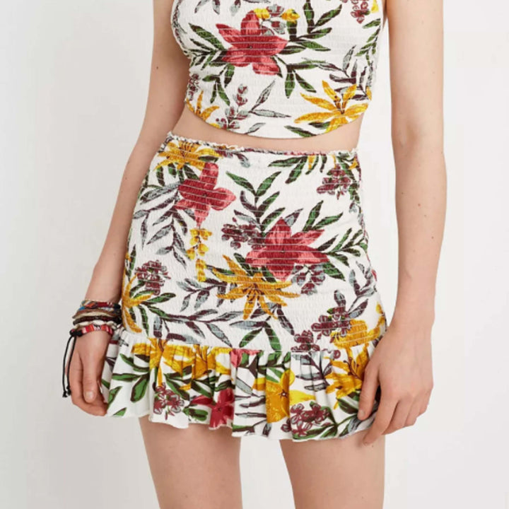 Urban Outfitters UO Nikita Floral Mini Skirt