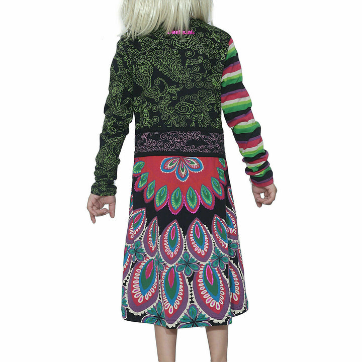 Desigual Kids Girl Printed Midi Dress