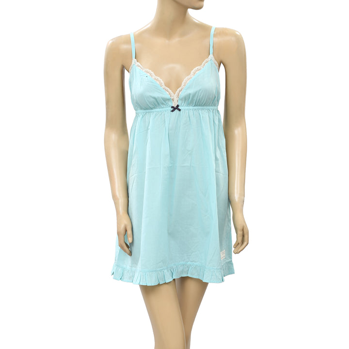 Odd Molly Anthropologie Once In A While Lace Slip Mini Dress