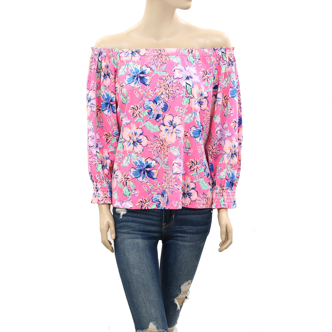 Lilly Pulitzer Lessa Blouse Top