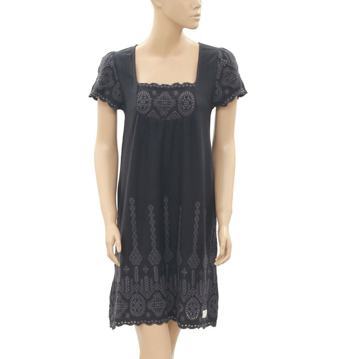 Odd Molly Anthropologie Eyelet Embroidered Mini Dress