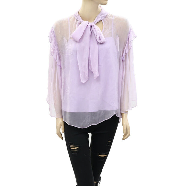 HappyXNature Kate Hudson Ruffle Blouse Top