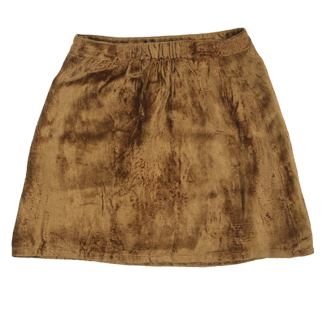 Antik Batik Girls Kids Solid Velvet Skirt 6 Years