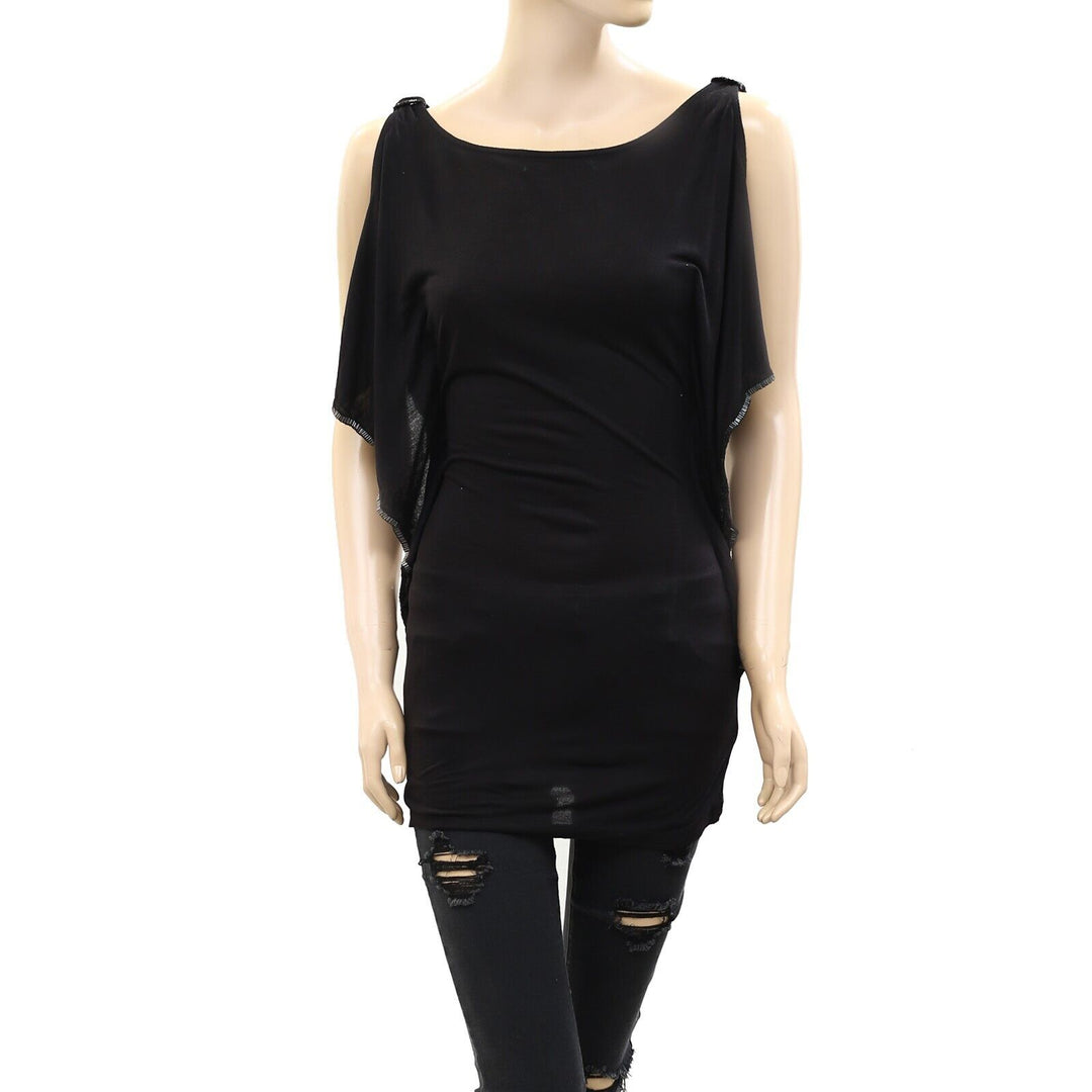 beaded tunic dress anthropologie Traffic People Beaded Fringe Tunic Mini Dress