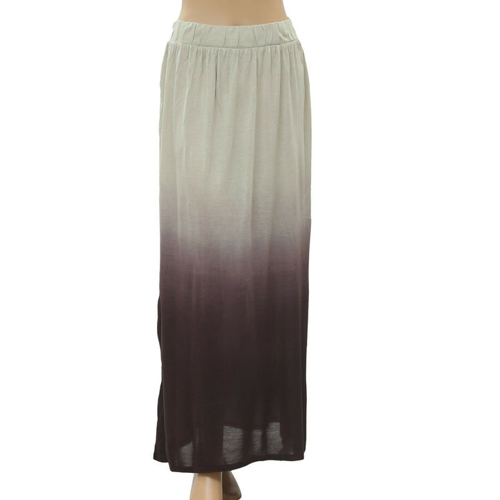 Ecote Urban Outfitters Easy Knit Dip Dye Long Maxi Skirt