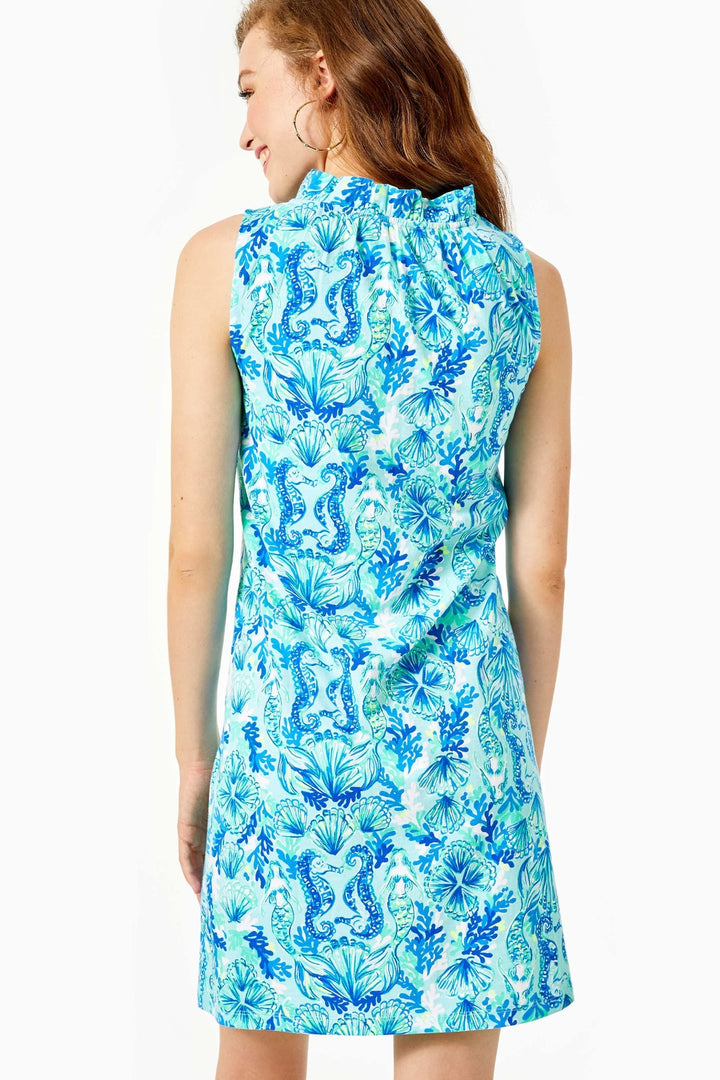 Lilly Pulitzer Azlynn 荷叶领迷你连衣裙 XL