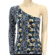 Free People Flower Fields Patchwork Blouse Top