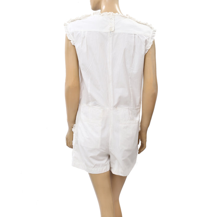 Paul & Joe Sister Eyelet Embroidered Ruffle Romper