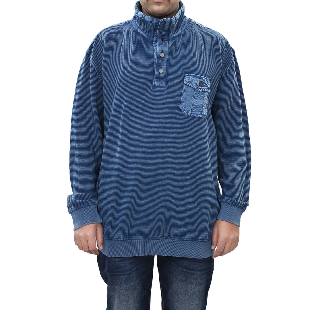 Engbers Sweatshirts Engbers Grey Turtleneck Textured Wool Blend