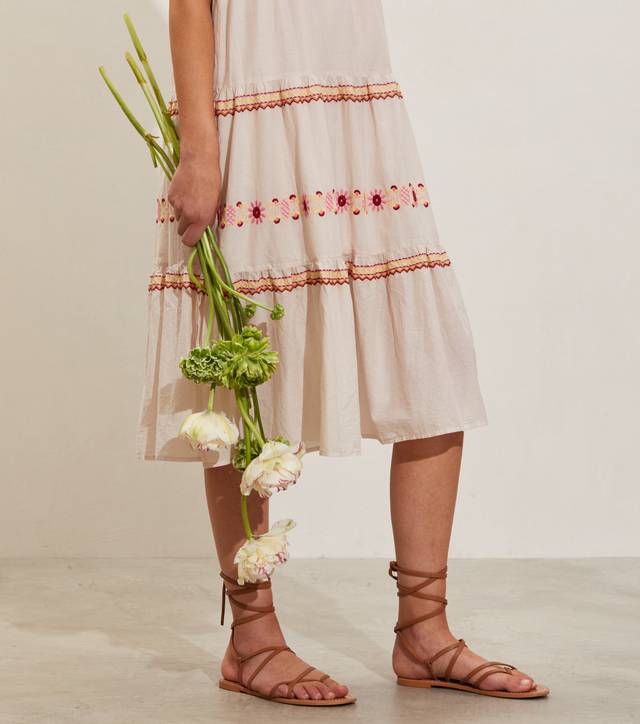 Odd Molly Anthropologie Signe Long Midi Dress