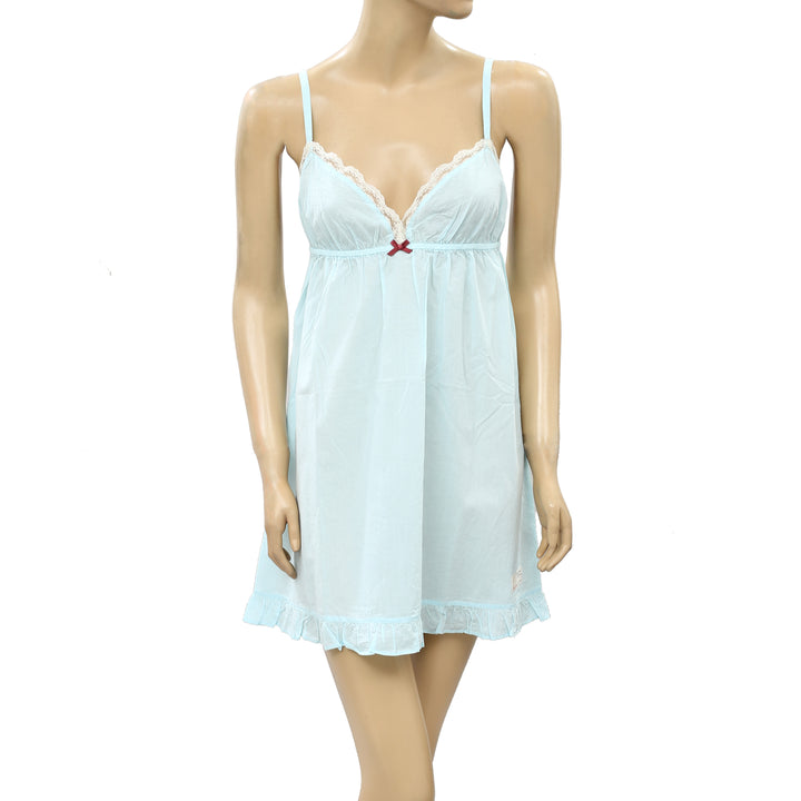 Odd Molly Anthropologie Once In A While Lace Slip Mini Dress