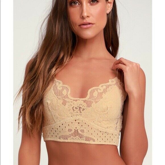 Free People FP One Madonna Nude Bralette Top