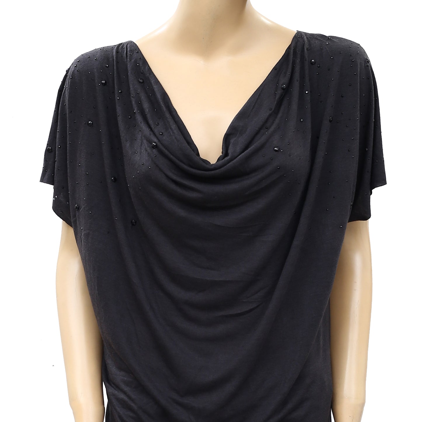 Guess Stone Beaded Embellished Blouse Top