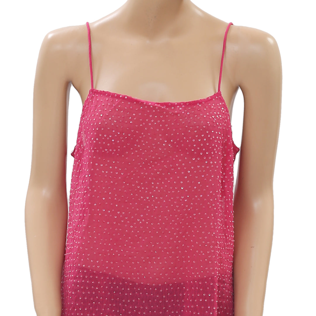 Intimately Free People Sequin Embellished Cami Tunic Top