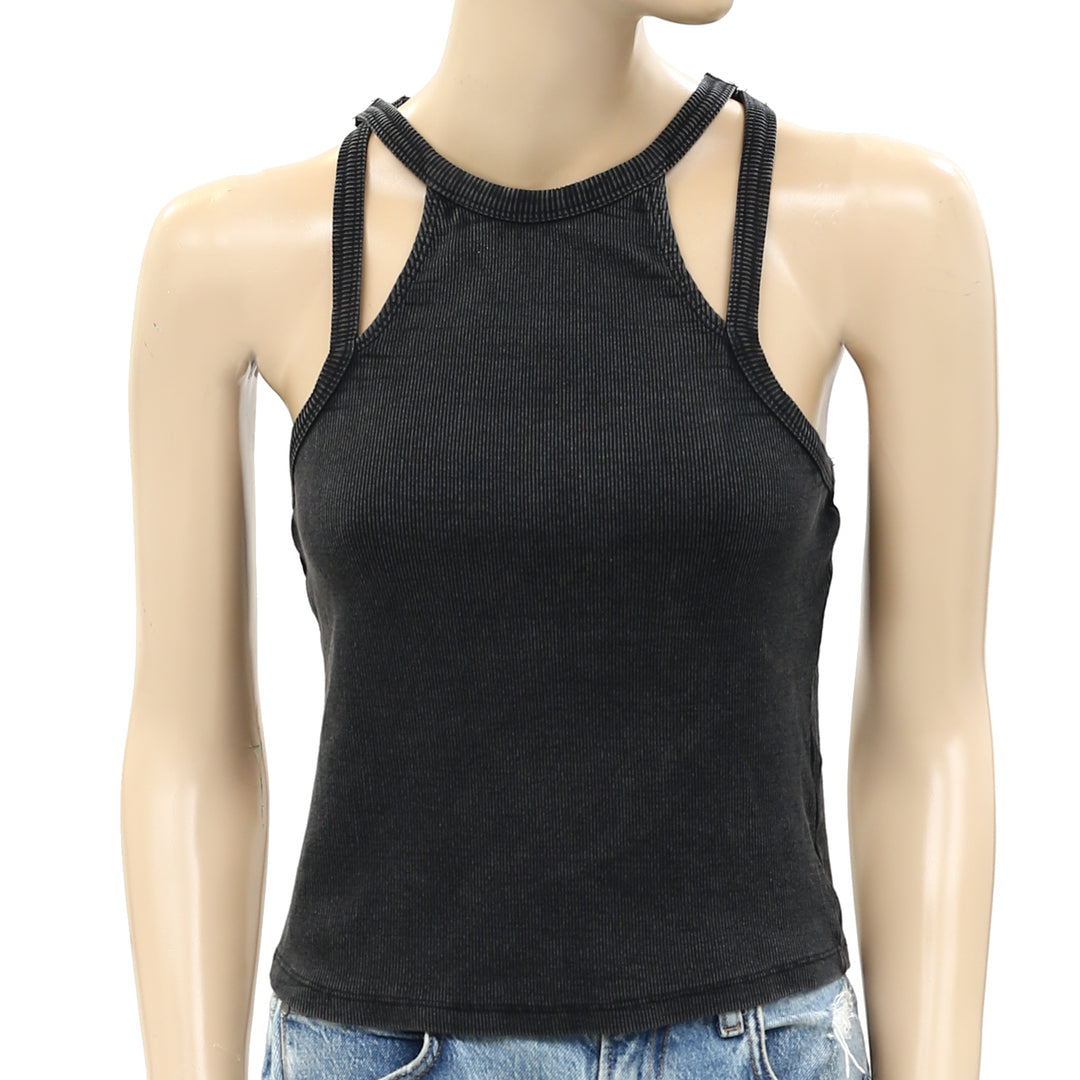 Daily Practice by Anthropologie Ribbed Tank Blouse Shirt Top