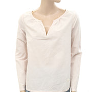Odd Molly Anthropologie Solid Blouse Shirt Top