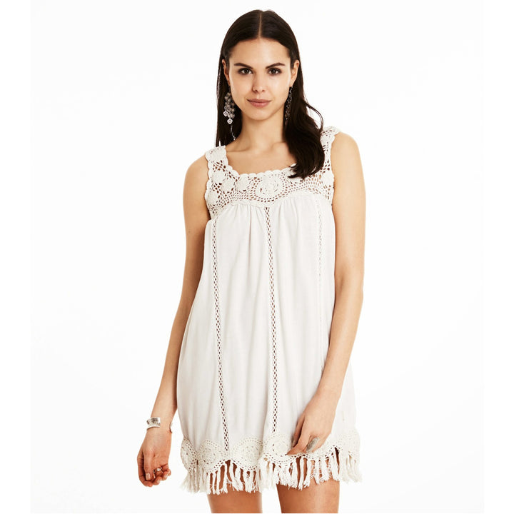 Odd Molly Anthropologie Crochet Mini Dress XL 4