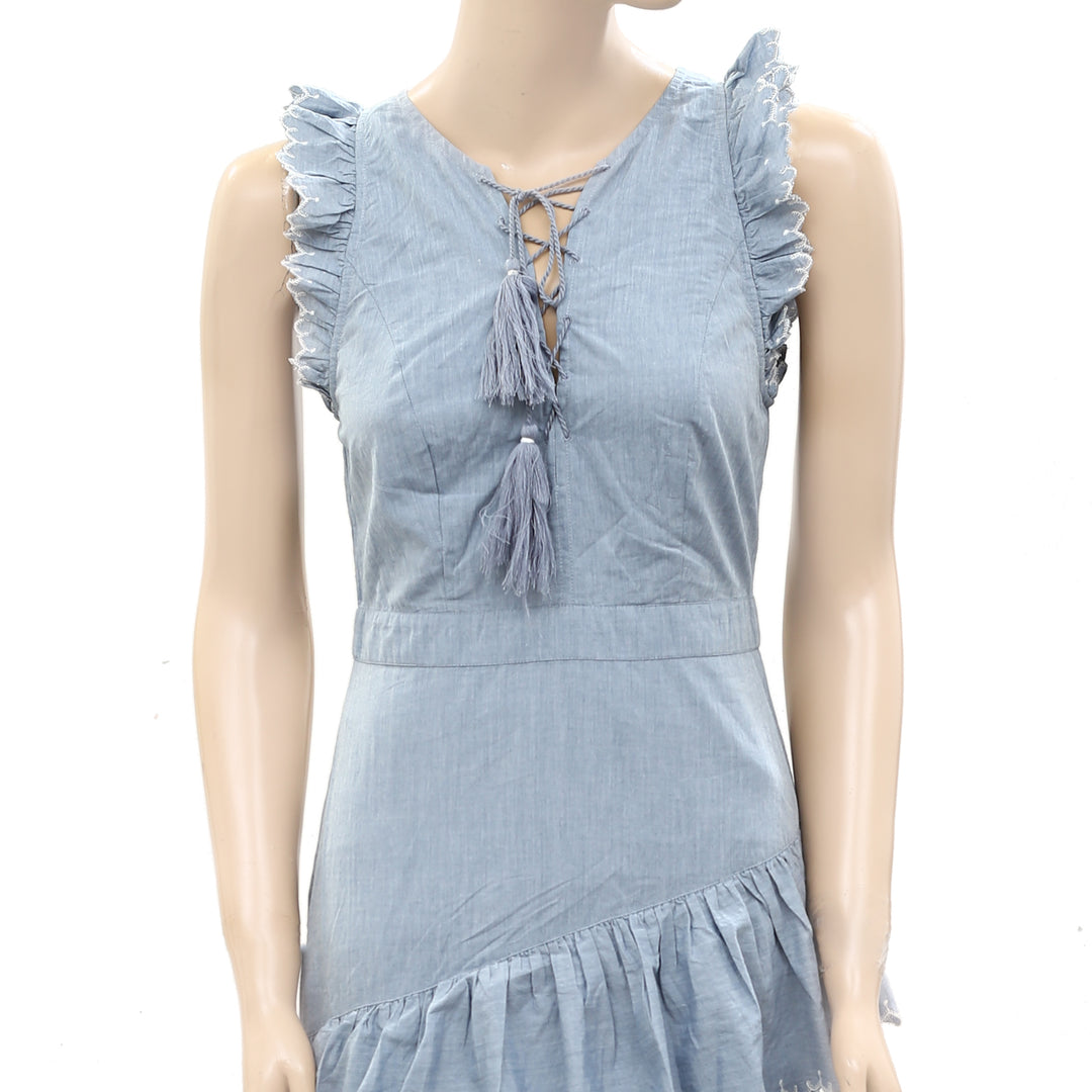 Ulla Johnson ROSALIND Tiered Midi Dress