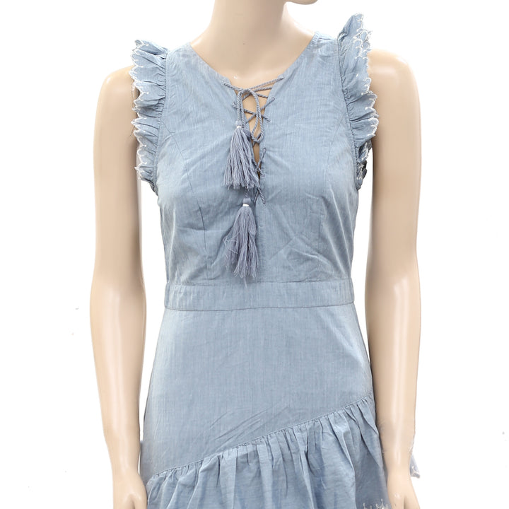 Ulla Johnson ROSALIND Tiered Midi Dress