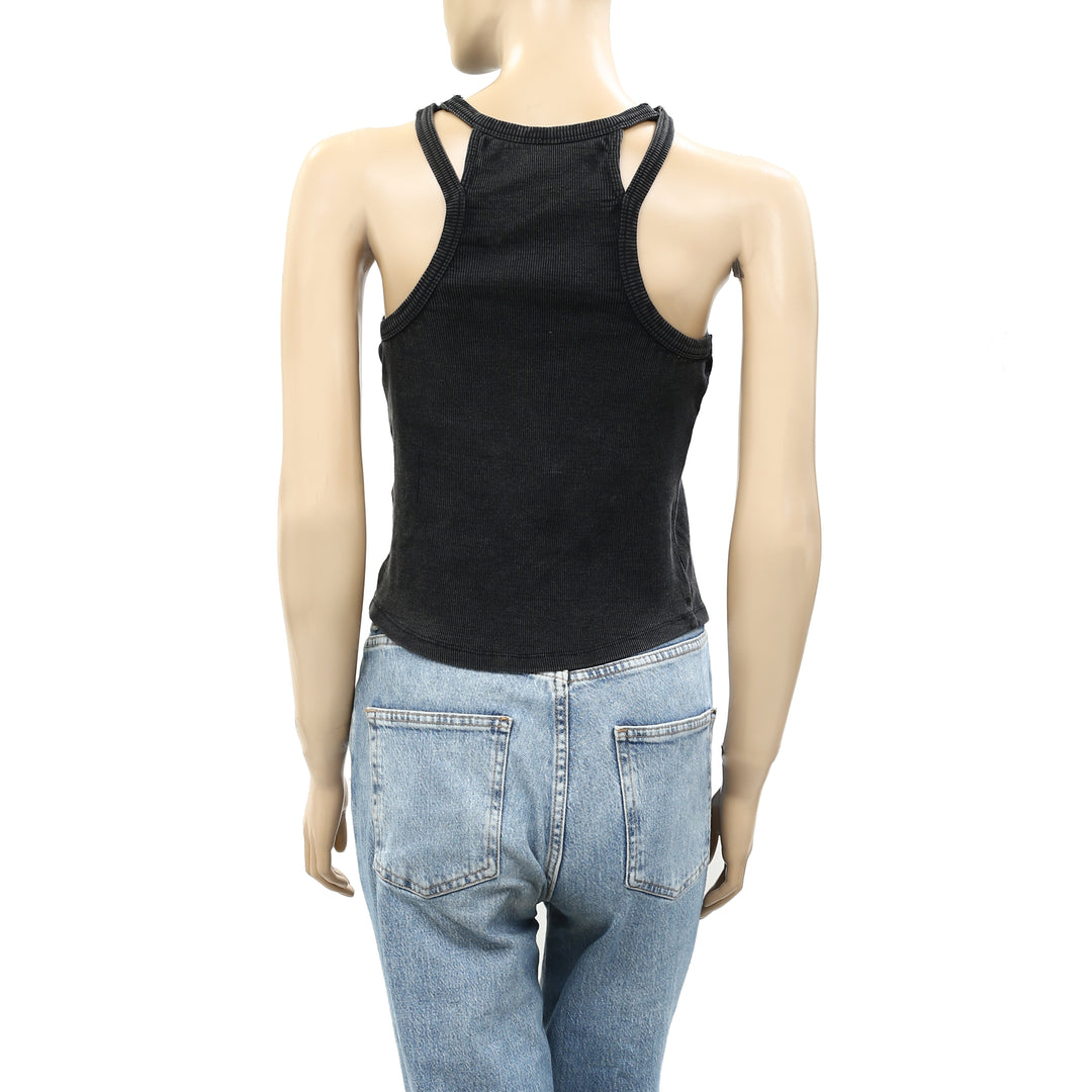 Daily Practice by Anthropologie Ribbed Tank Blouse Shirt Top
