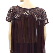 Free People Sunny Days Ahead Blouse Top