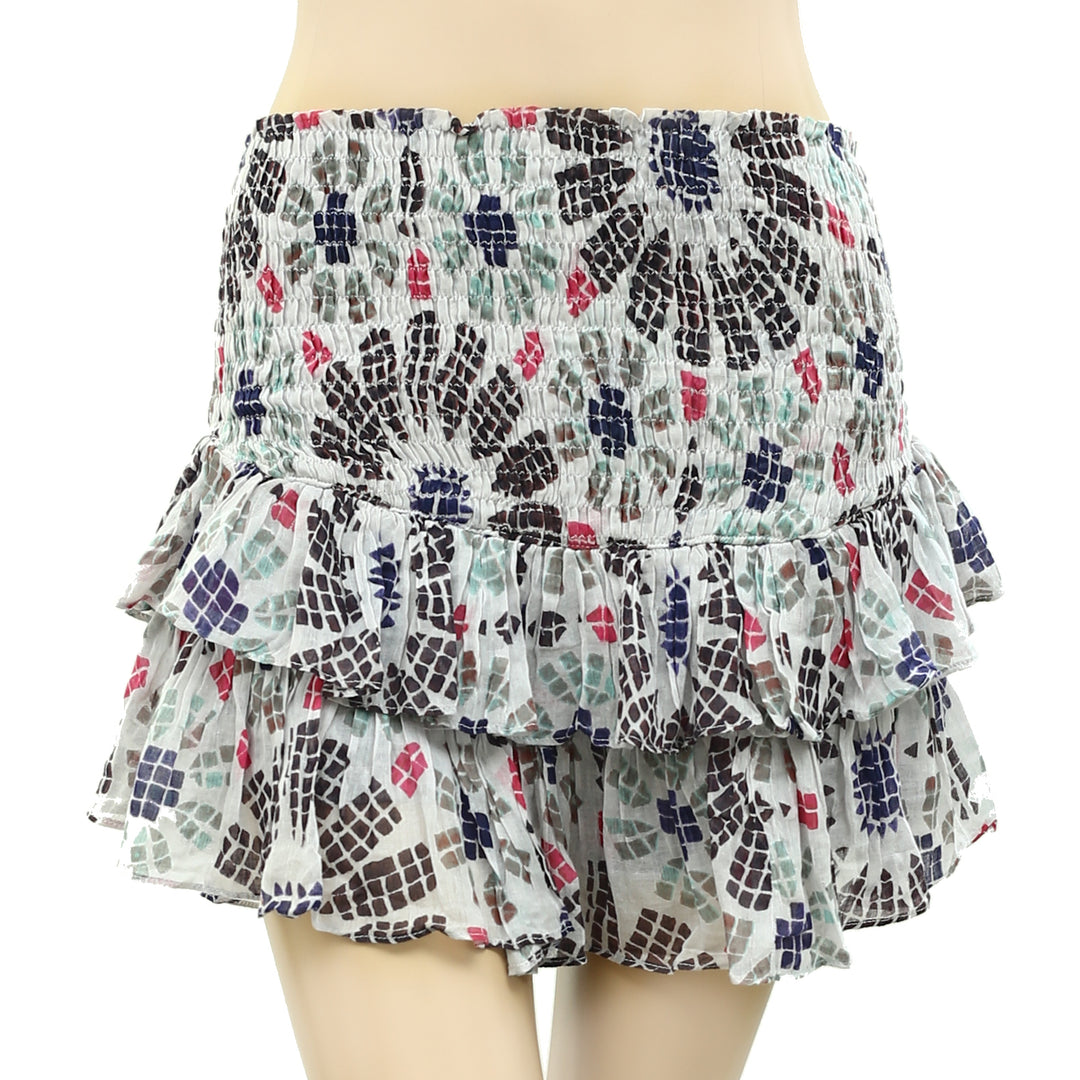 Free People FP One Pepita Printed Skort Shorts