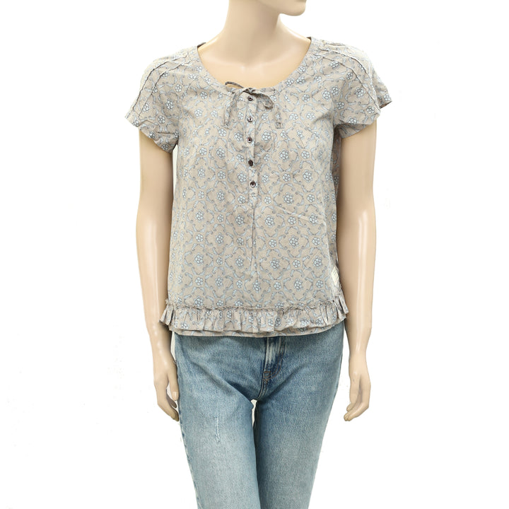 Odd Molly Anthropologie Amplify Blouse Top