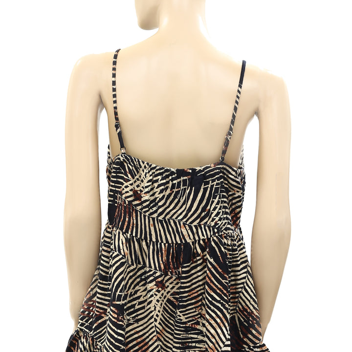 Urban Outfitters UO Animal Printed Slip Mini Dress